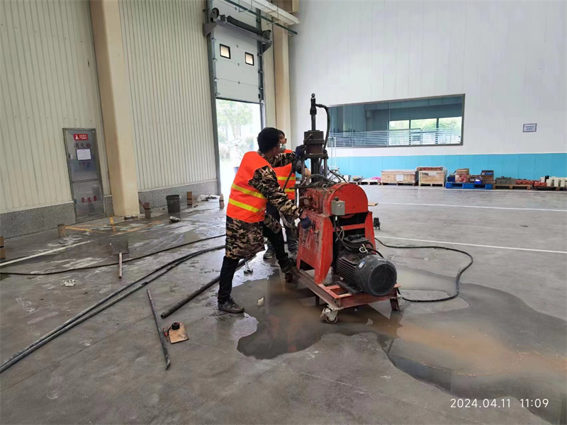 安泽厂房地面下沉塌陷注浆加固施工